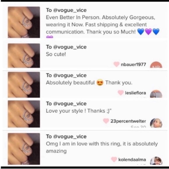 925 silver moonlight ring (size 5-9) 5 star rated! - Picture 3 of 4